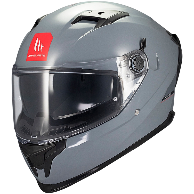 MT BRAKER SV SOLID A12 casque moto intégral gris