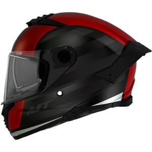 MT THUNDER 4 SV TREADS B5 casque moto intégral noir-rouge