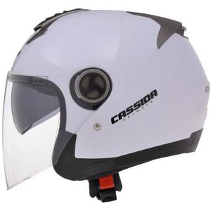 Casque de moto Cassida Magnum blanc