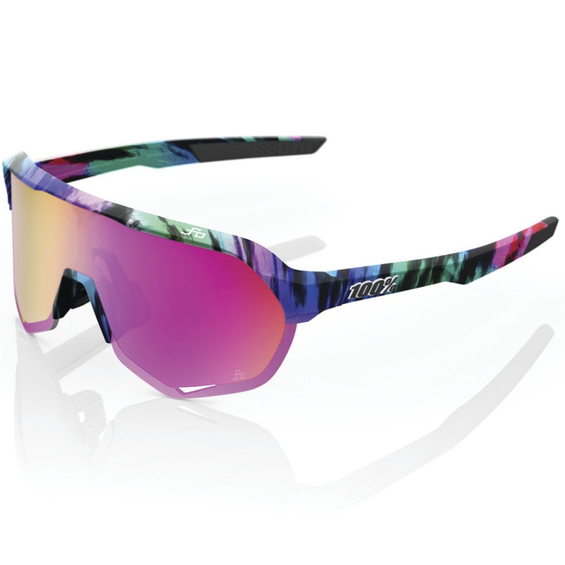 Lunettes de soleil 100% S2 Peter Sagan LE avec verres violets