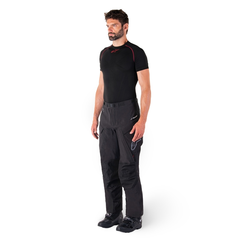 Pantalon moto Alpinestars Hyde XT noir-rouge