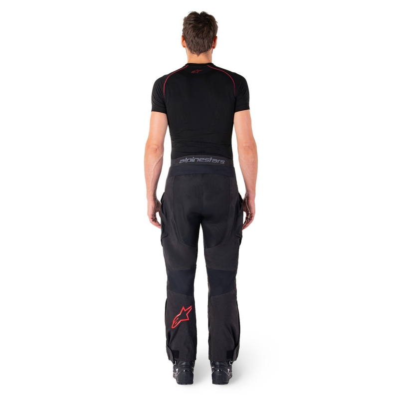 Pantalon moto Alpinestars Hyde XT noir-rouge