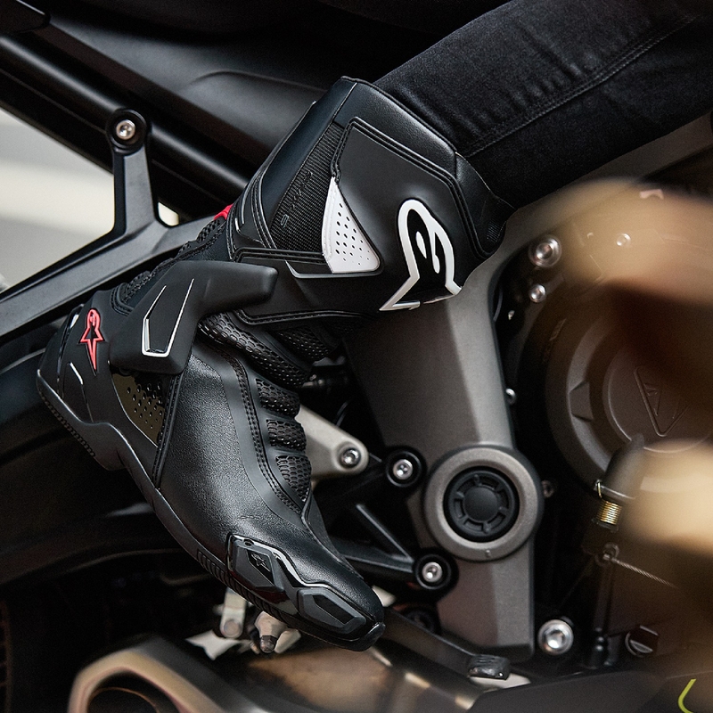 Bottes Moto Femme Alpinestars Stella SMX-6 3 Noir-Blanc-Rose