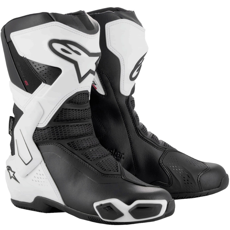 Bottes moto femme Alpinestars Stella SMX-6 3 Drystar blanc-noir