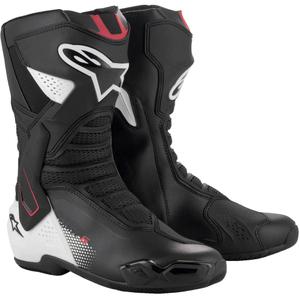 Bottes moto Alpinestars SMX-6 3 noir-blanc-rouge