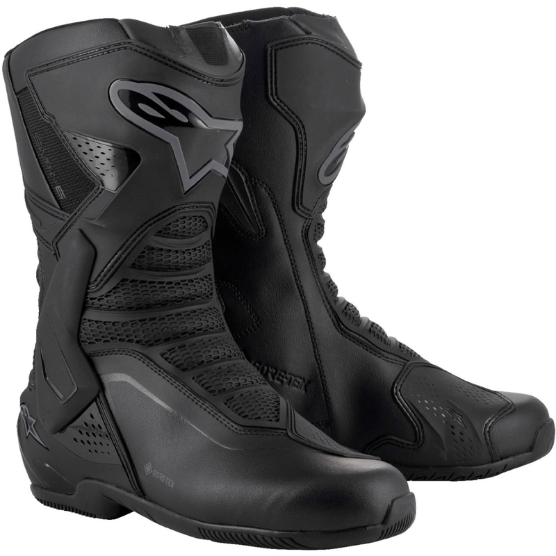 Bottes moto Alpinestars SMX-6 3 Gore-Tex noir-gris foncé