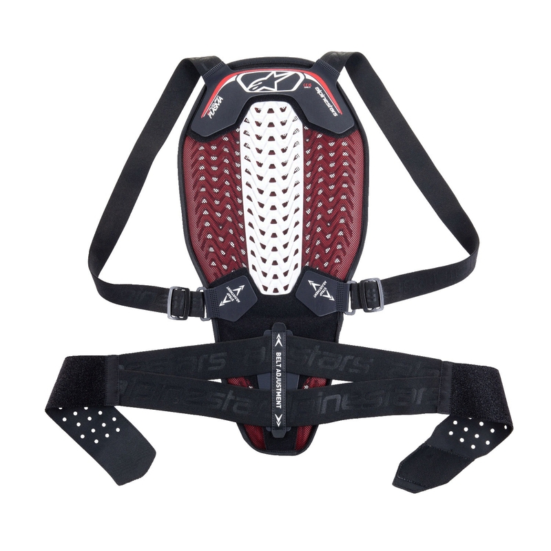 Protection colonne vertébrale Alpinestars Nucleon Plasma noir-blanc-rouge