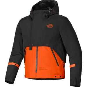 Blouson moto Alpinestars Mootant Waterproof Parka noir-orange fluo