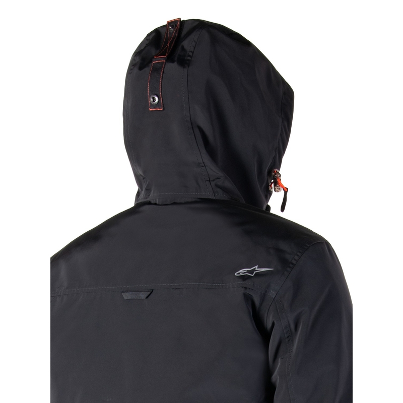 Blouson moto Alpinestars Mootant Waterproof Parka noir-orange fluo