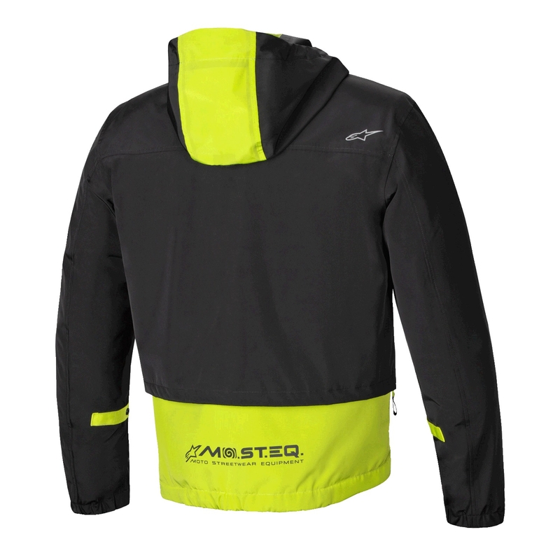 Blouson moto Alpinestars Mootant Waterproof Parka noir-jaune fluo