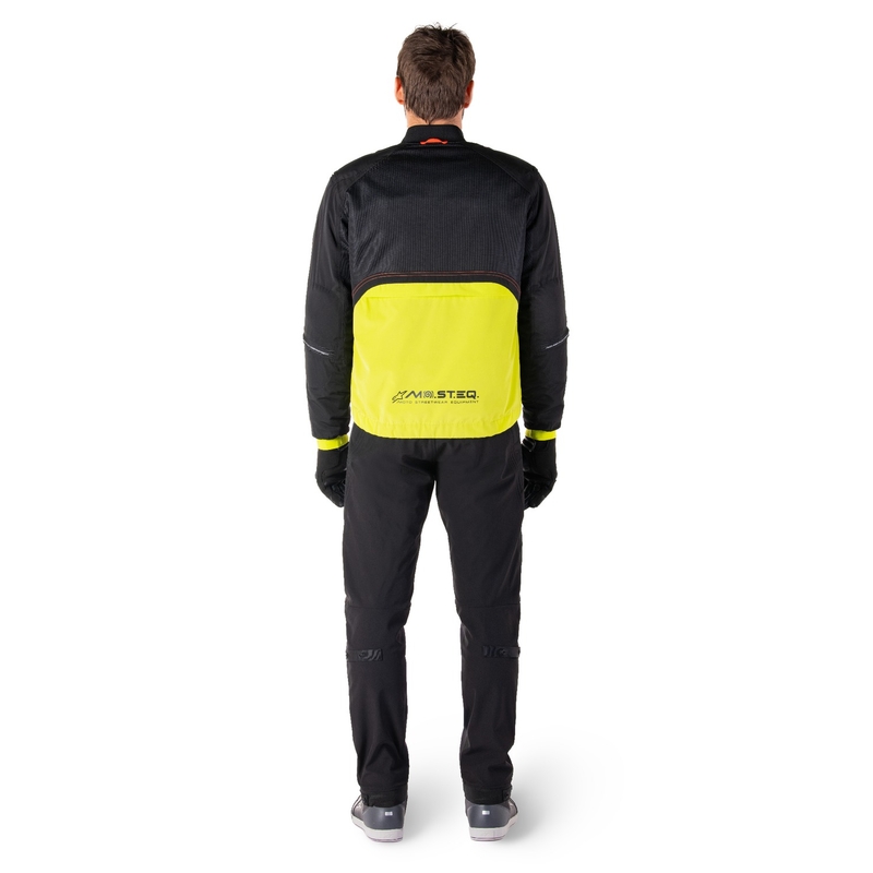 Blouson moto Alpinestars Mootant Waterproof Parka noir-jaune fluo