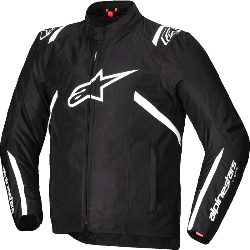 Blouson moto imperméable Alpinestars T-SPS 2 noir-blanc