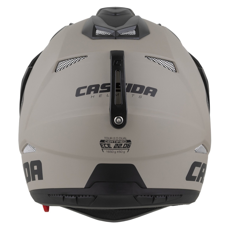 Casque Enduro Cassida Tour 2.0 Dual sable mat-noir