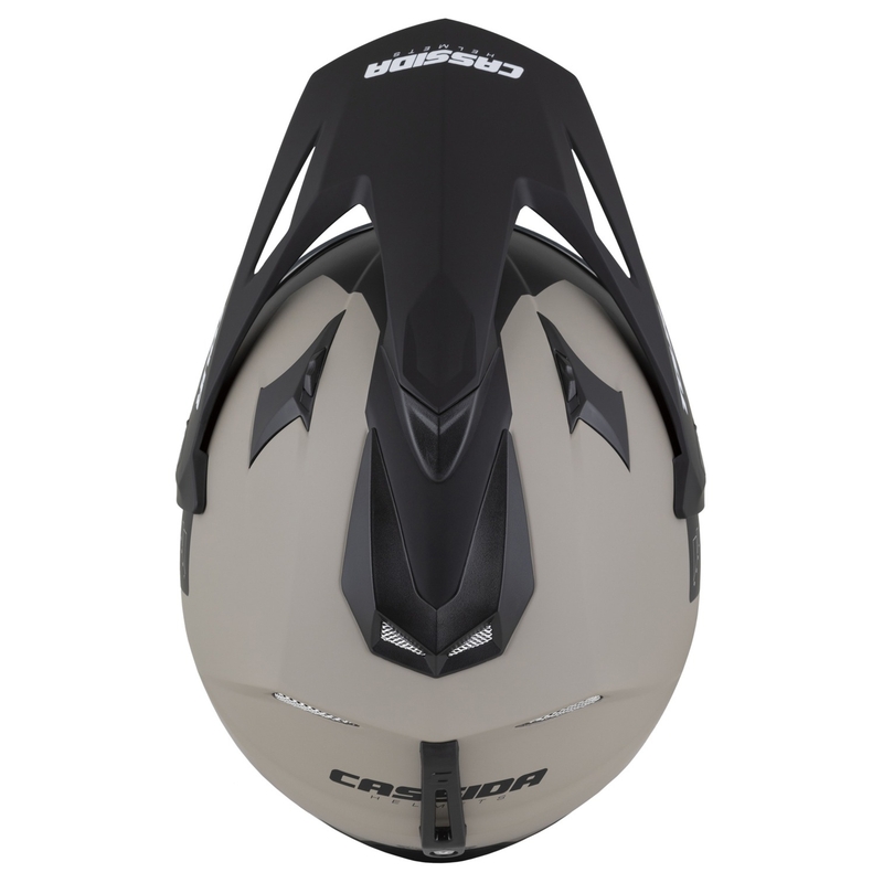 Casque Enduro Cassida Tour 2.0 Dual sable mat-noir