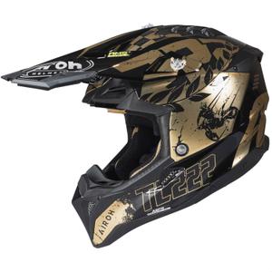 Casque cross Airoh Aviator 3.0 &quot;TC 222 THE LEGEND&quot; noir-or
