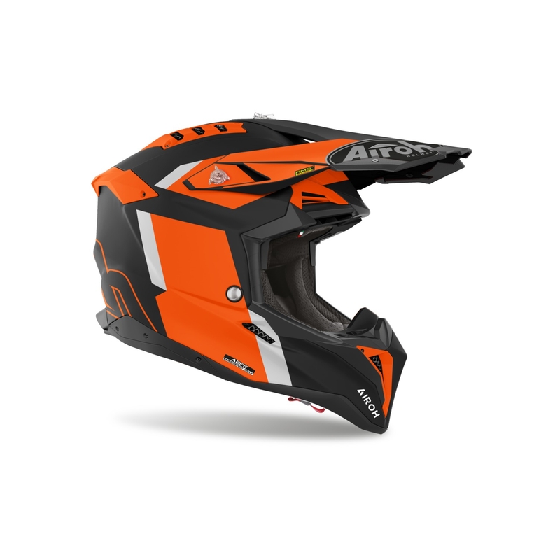 Casque cross Airoh Aviator 3 Glory orange mat