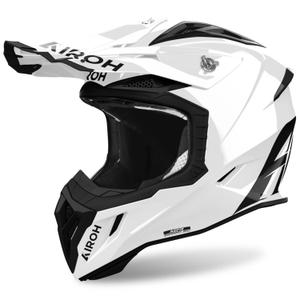 Casque motocross Airoh Aviator ACE 2 Couleur blanc brillant