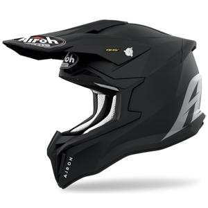 Casque motocross Airoh Strycker Color noir mat soldes