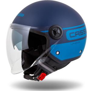Cassida Handy Plus Casque de moto ouvert linéaire bleu