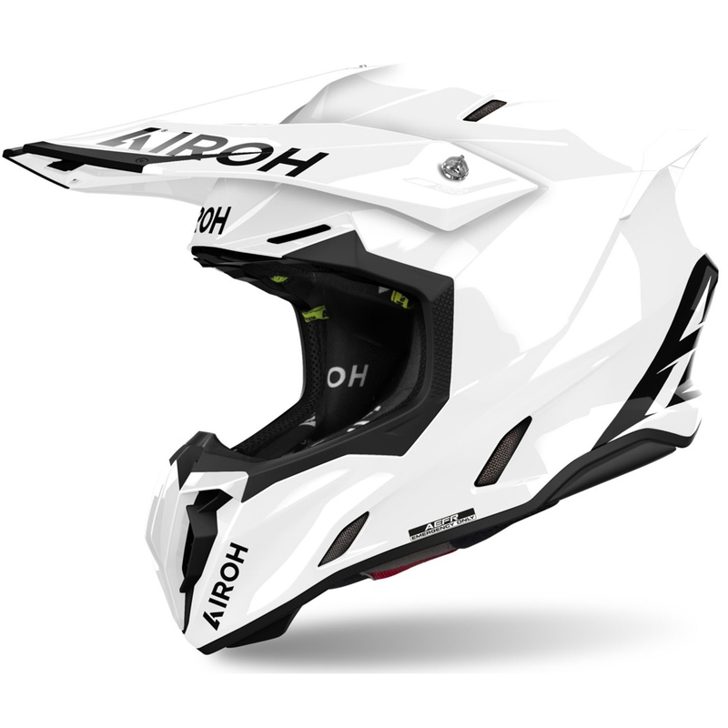 Casque de motocross Airoh Twist 3 Color blanc brillant