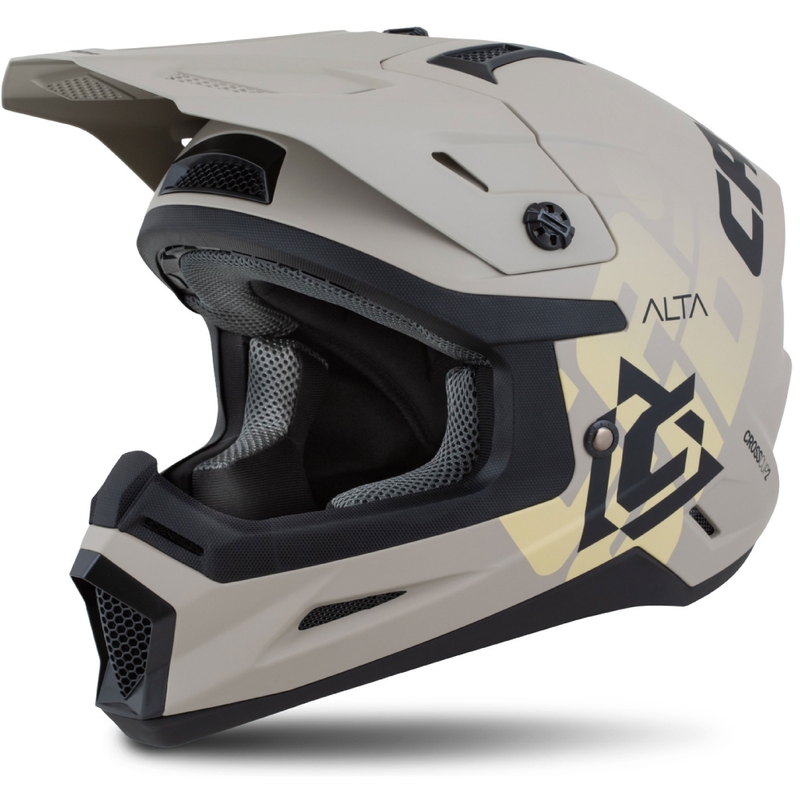 Casque de motocross Cassida Cross Cup 2 Alta gris sable mat