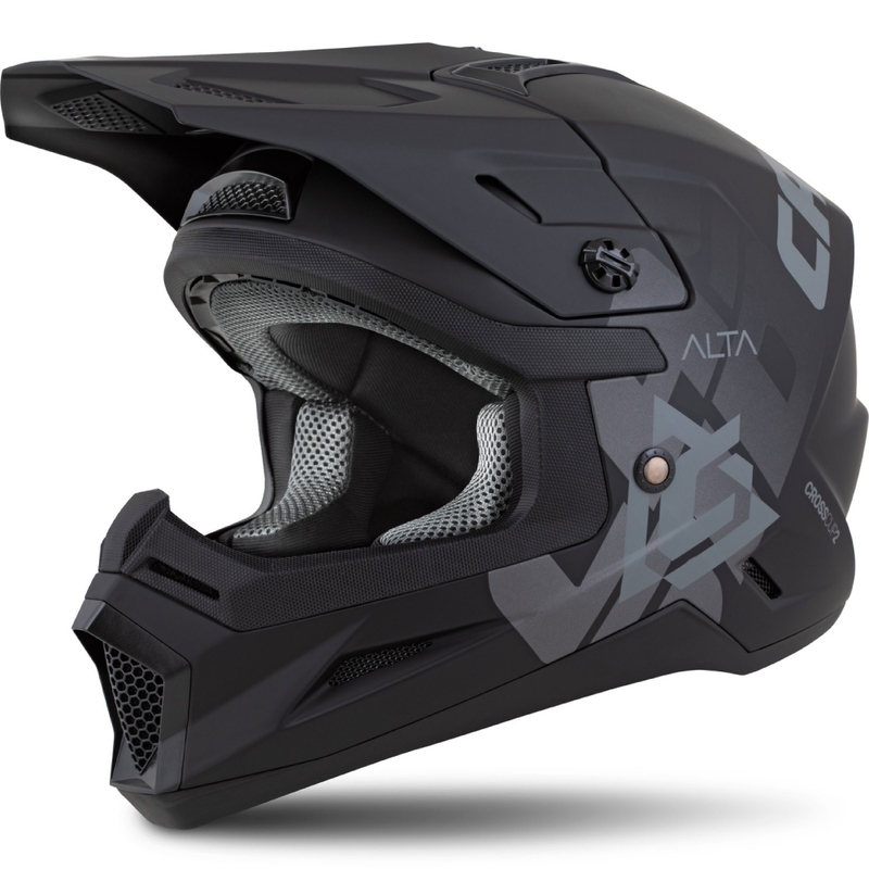Casque motocross enfant Cassida Cross Cup 2 Alta noir mat-gris