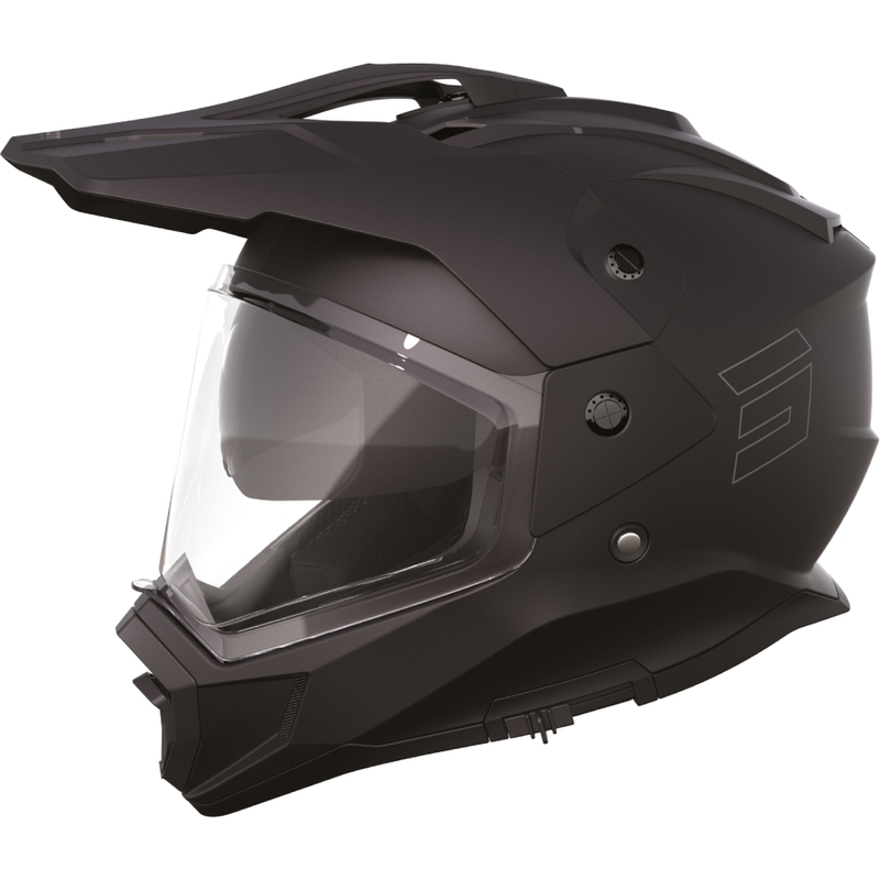 Casque enduro Shot Trek Max Vision Solid noir mat