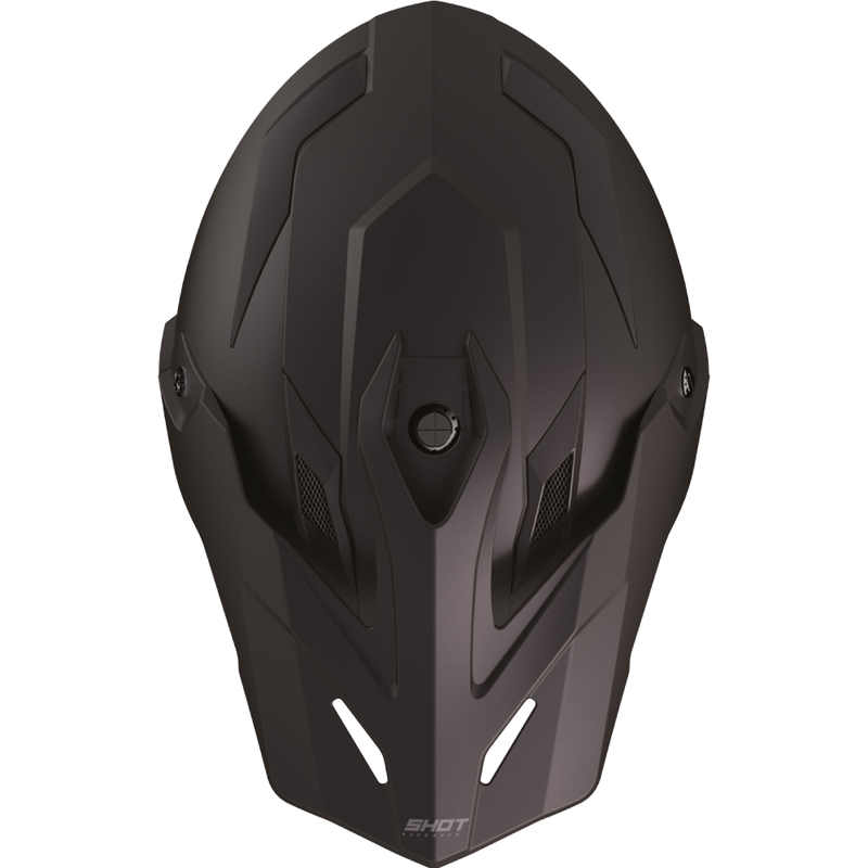 Casque enduro Shot Trek Max Vision Solid noir mat