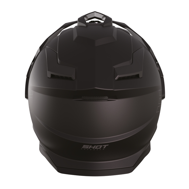 Casque enduro Shot Trek Max Vision Solid noir mat