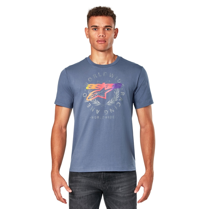 T-shirt Alpinestars Overlay CSF bleu
