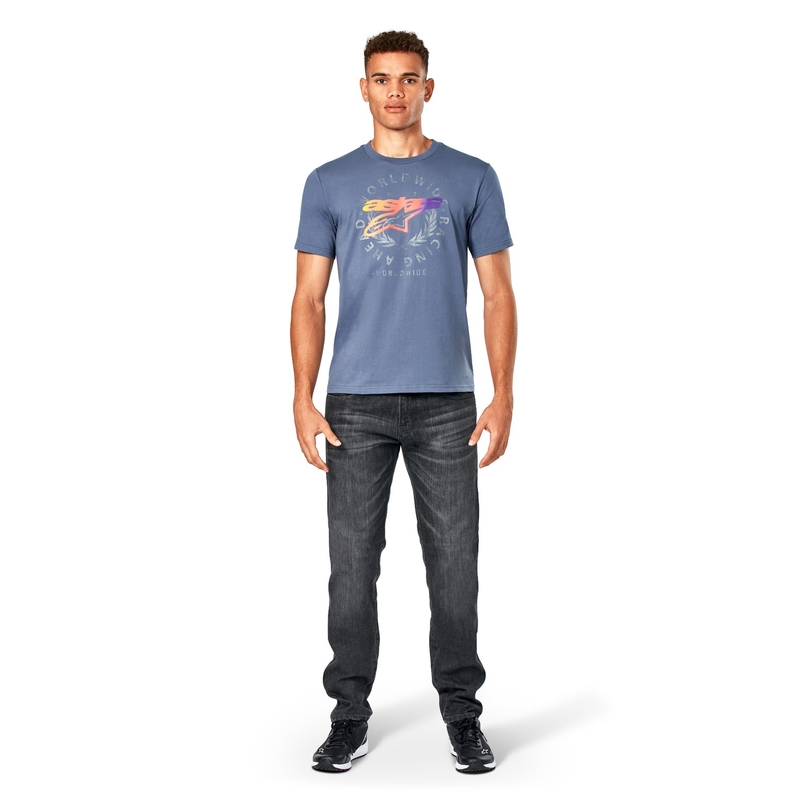 T-shirt Alpinestars Overlay CSF bleu