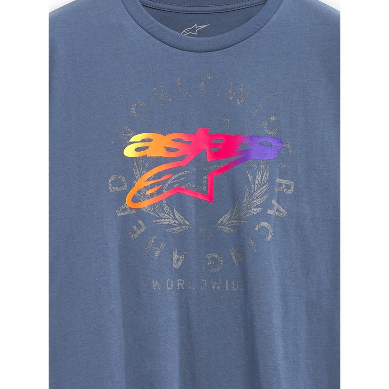 T-shirt Alpinestars Overlay CSF bleu