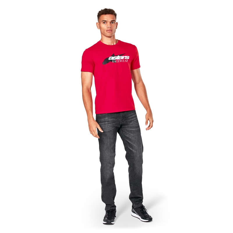 T-shirt Alpinestars Profile CSF rouge