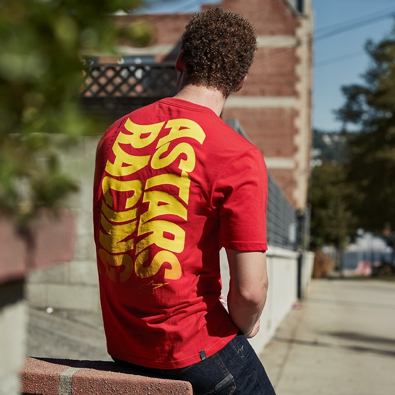 Chemise rouge Alpinestars Swerve CSF