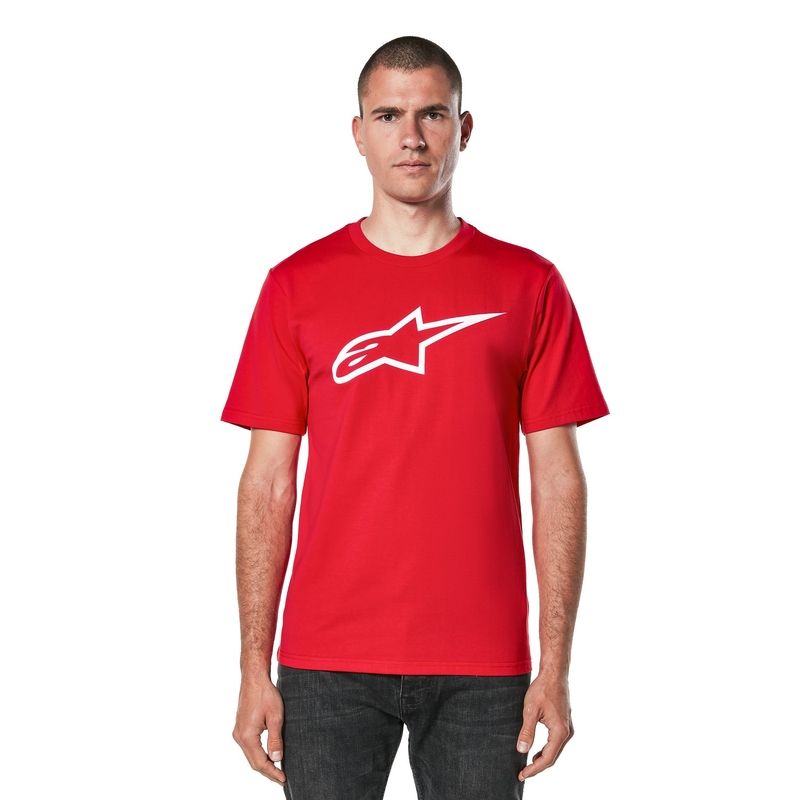 T-shirt Alpinestars Ageless 2.0 CSF rouge-blanc