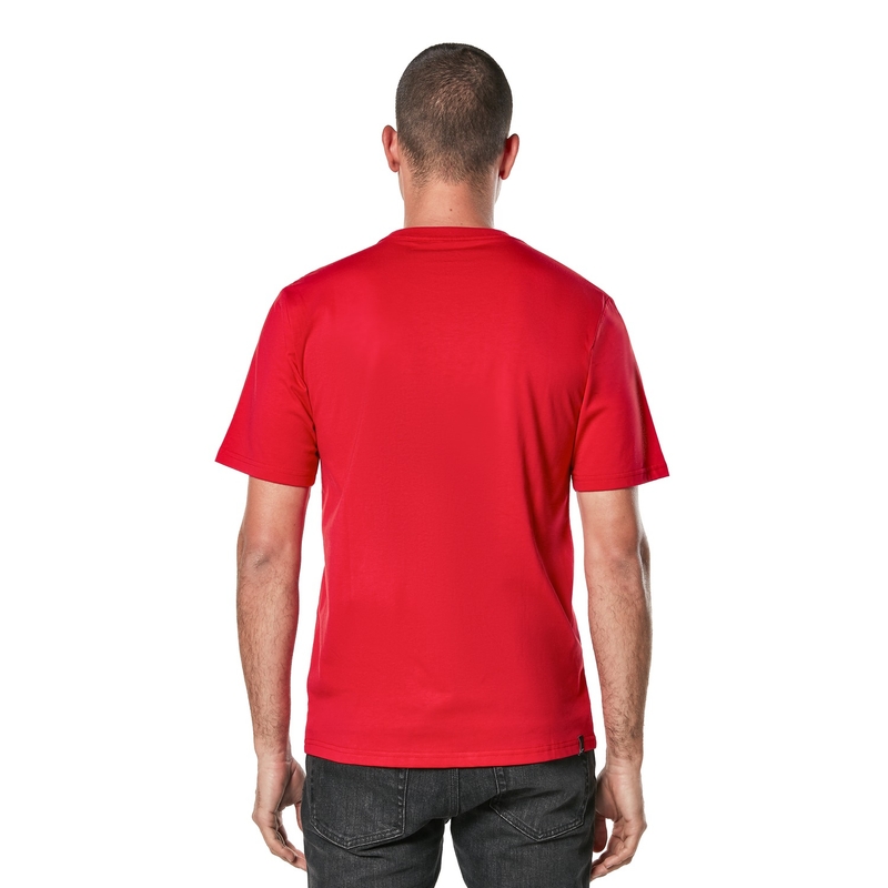 T-shirt Alpinestars Ageless 2.0 CSF rouge-blanc