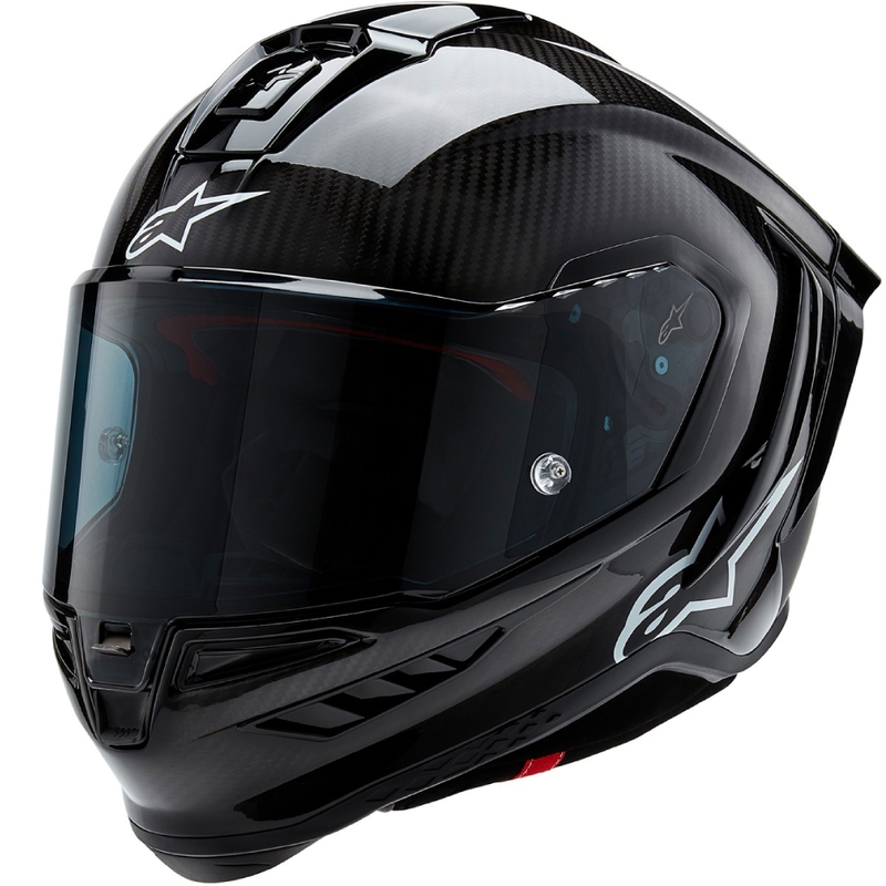 Casque moto intégral Alpinestars Supertech R-10 Solid noir carbone