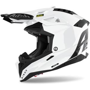 Casque de motocross Airoh Aviator 3.0 Color 2024 blanc brillant