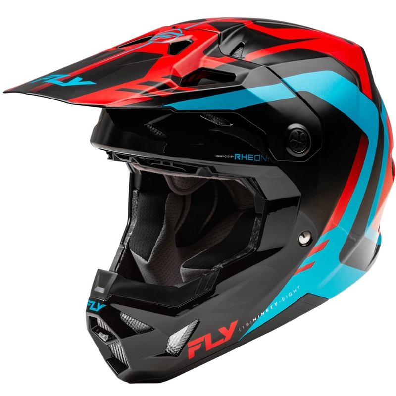 Casque motocross FLY Racing Formula CP rouge-noir-bleu