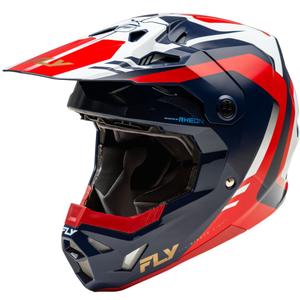 Casque motocross FLY Racing Formula CP rouge-blanc-bleu