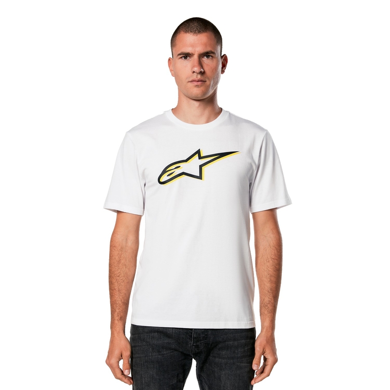 T-shirt Alpinestars Ageless Shadow CSF blanc-noir