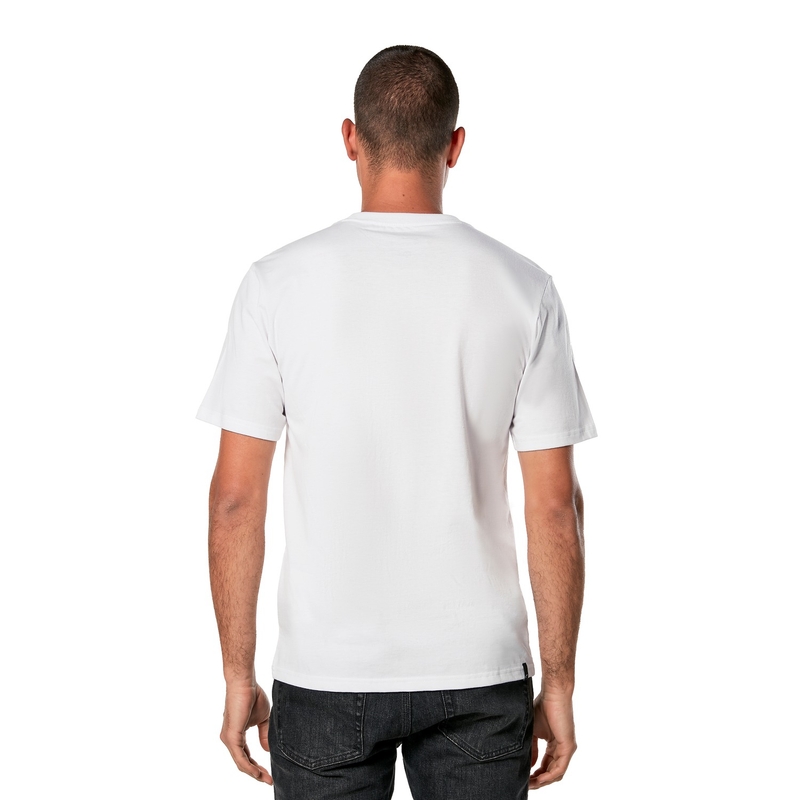 T-shirt Alpinestars Ageless Shadow CSF blanc-noir