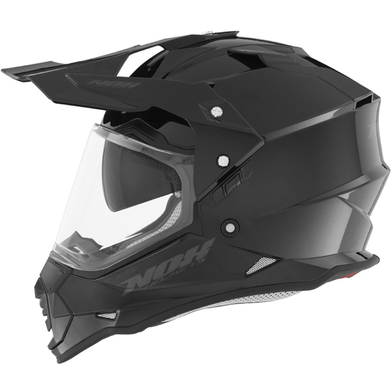 Casque d'enduro NOX N312 noir brillant