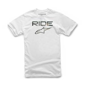 T-shirt Alpinestars Ride 2.0 Camo blanc-camo