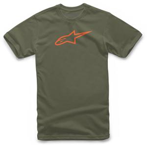 T-shirt Alpinestars Ageless vert-orange