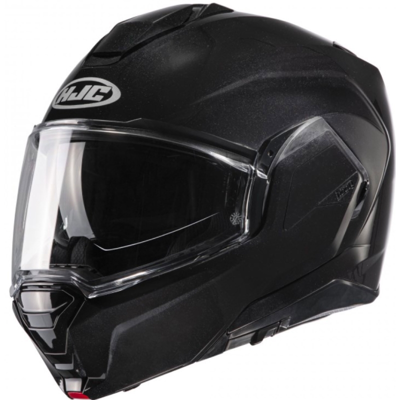 Casque moto pliant HJC I100 Solid metal noir