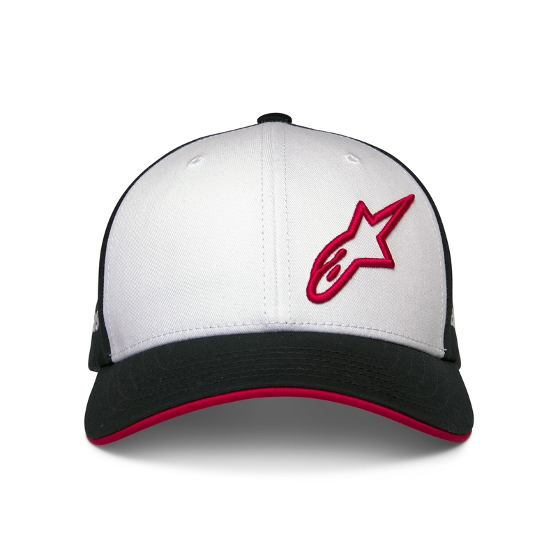 Casquette Snapback Alpinestars Sessionized blanc-noir-rouge