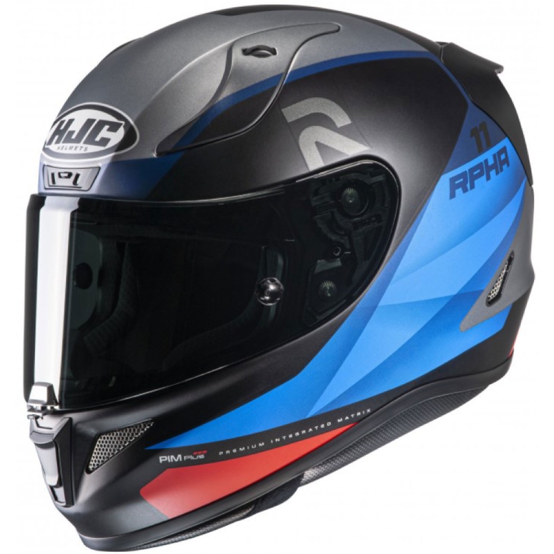 Casque moto intégral HJC RPHA 11 Texen MC2SF noir-gris-bleu soldes