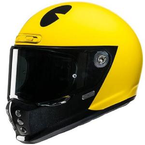 Casque moto intégral HJC V10 Pac-man Bandai Namco jaune