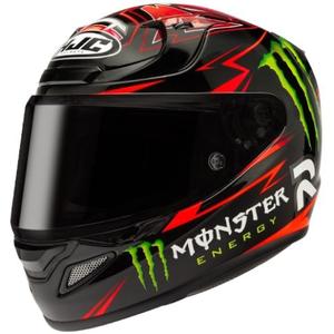 Casque intégral HJC RPHA 12 Quartararo Replica MC1 noir